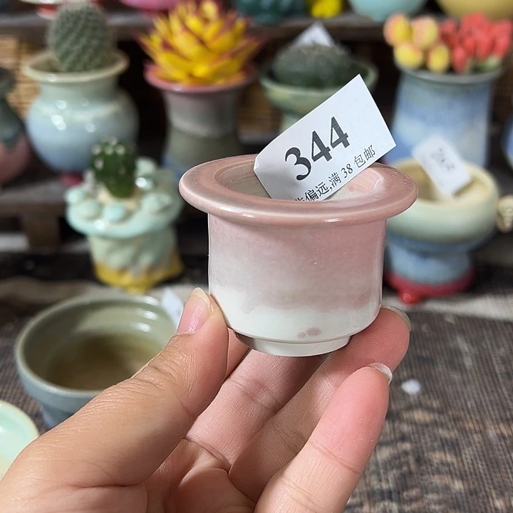口4 手工花盆满30包邮