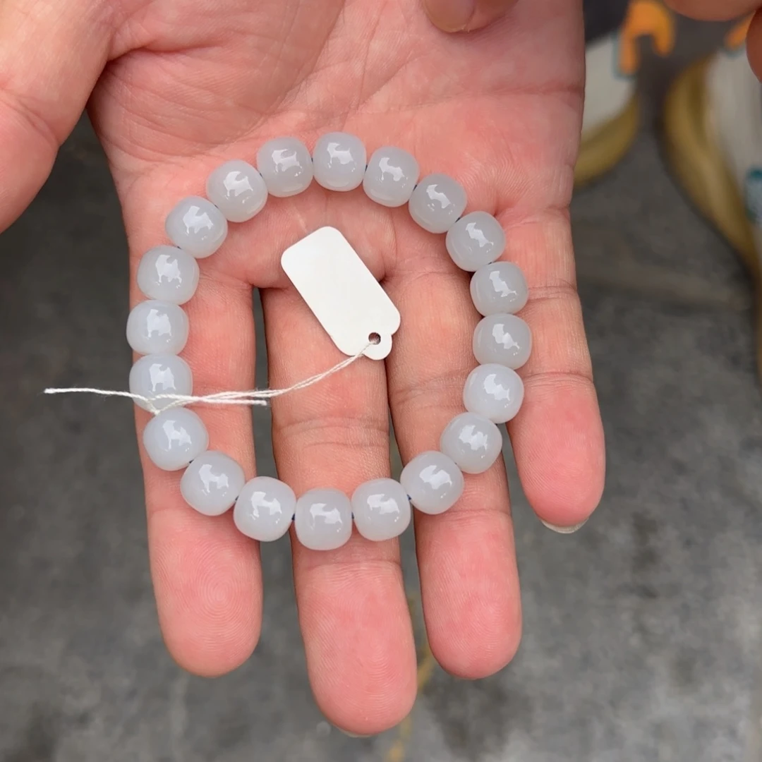 手链未镶嵌和田玉冰紫老型卡10