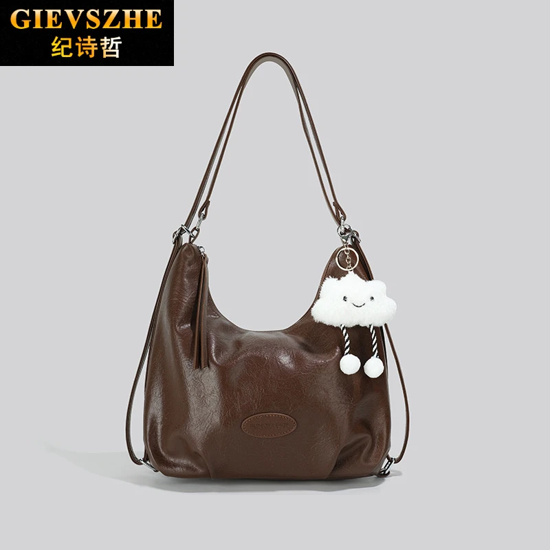 纪诗哲包包女款百搭手提包腋下包单肩包送女友老婆双旦情人节礼物