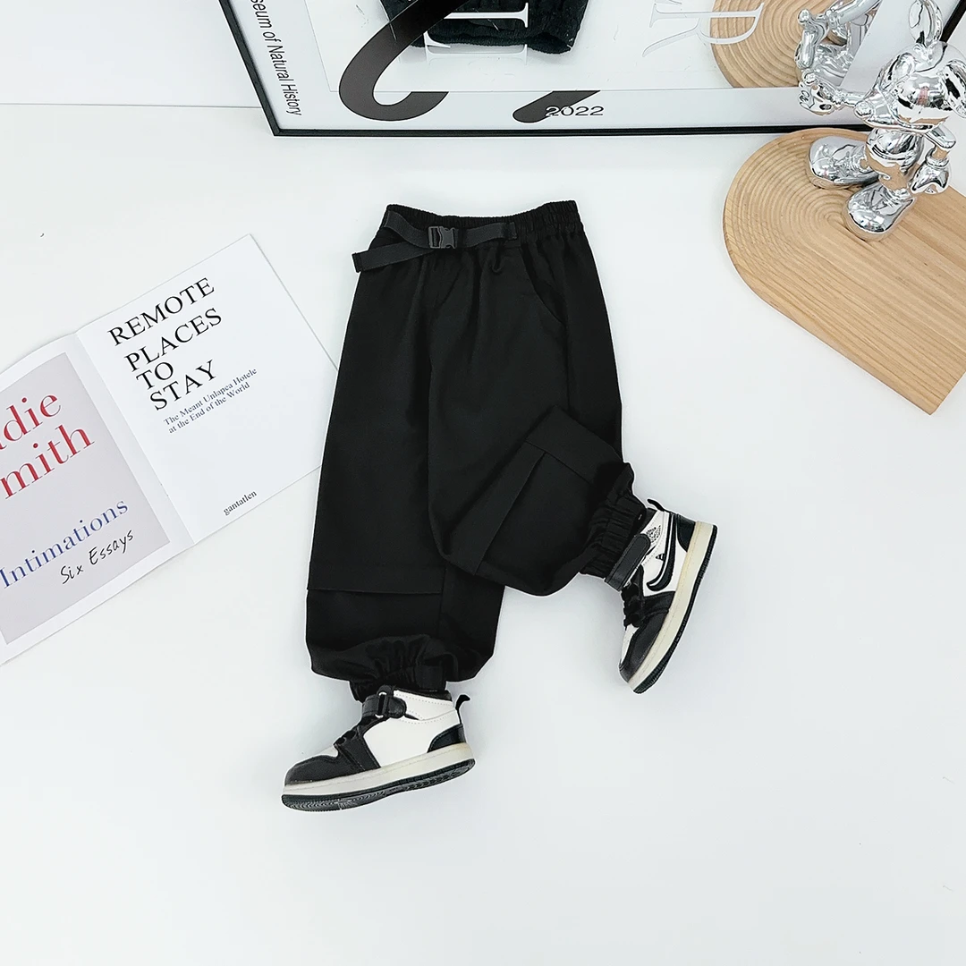 儿童裤子秋季男童休闲裤2025新款秋装宝宝潮 YC25888悠悠童话童装