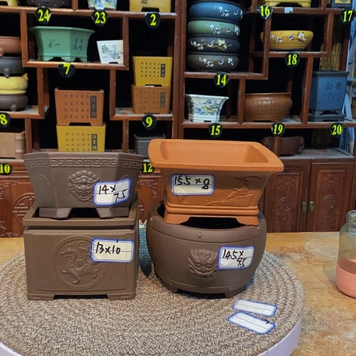 紫砂花盆紫砂花盆