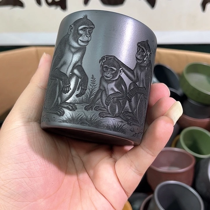 茶杯紫砂全手工紫砂主人杯