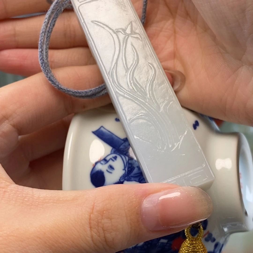 用***3摆件青花瓷勒子手把一个