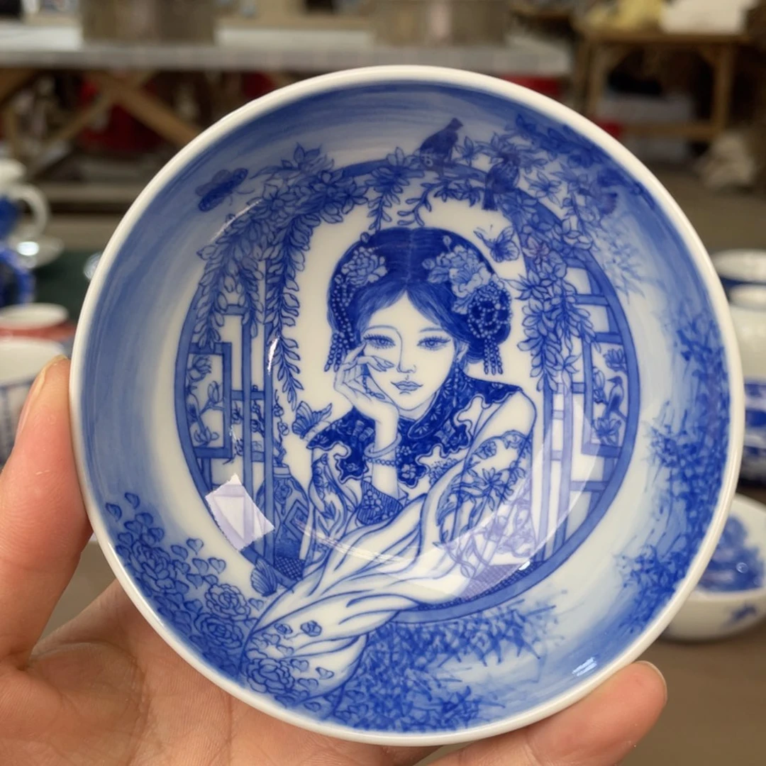 景德镇陶瓷手工手绘