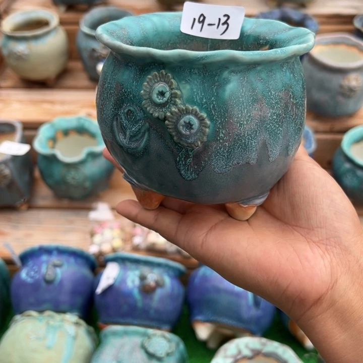 ?***?19-13花盆小鹿园艺