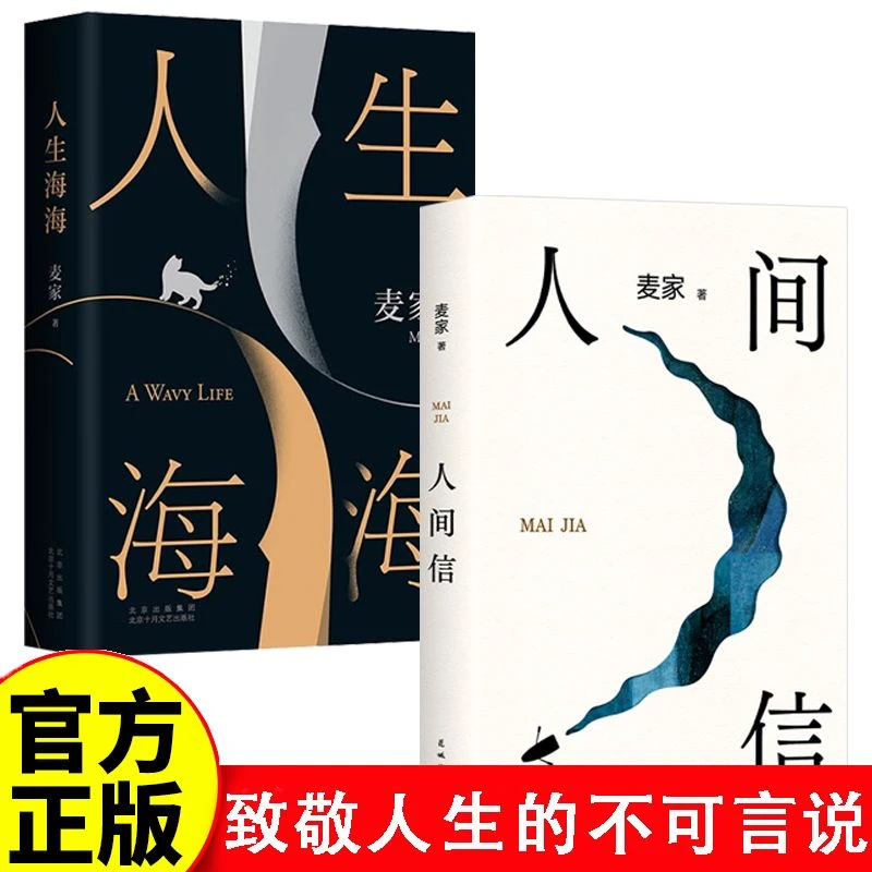 麦家作品人生海海人间信文学小说书籍