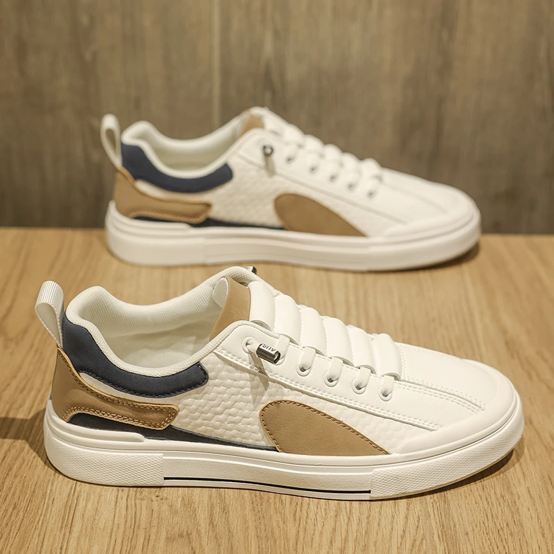 男鞋2025新款夏季懒人一脚蹬休闲小白鞋欧洲站潮流百搭低帮板鞋子