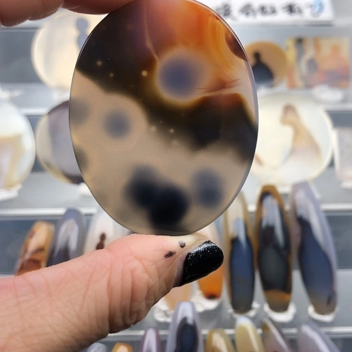 查罗石未镶嵌珠宝半成品140