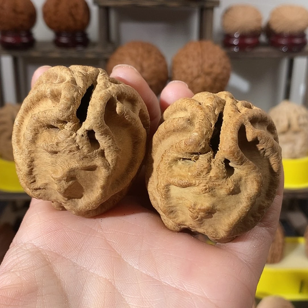 吊坠文玩核桃幸**安鬼脸练手4551