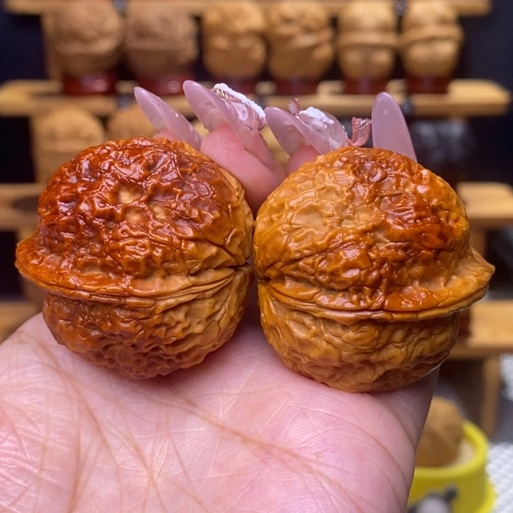 把件文玩核桃龙雀金蟾23号40尺