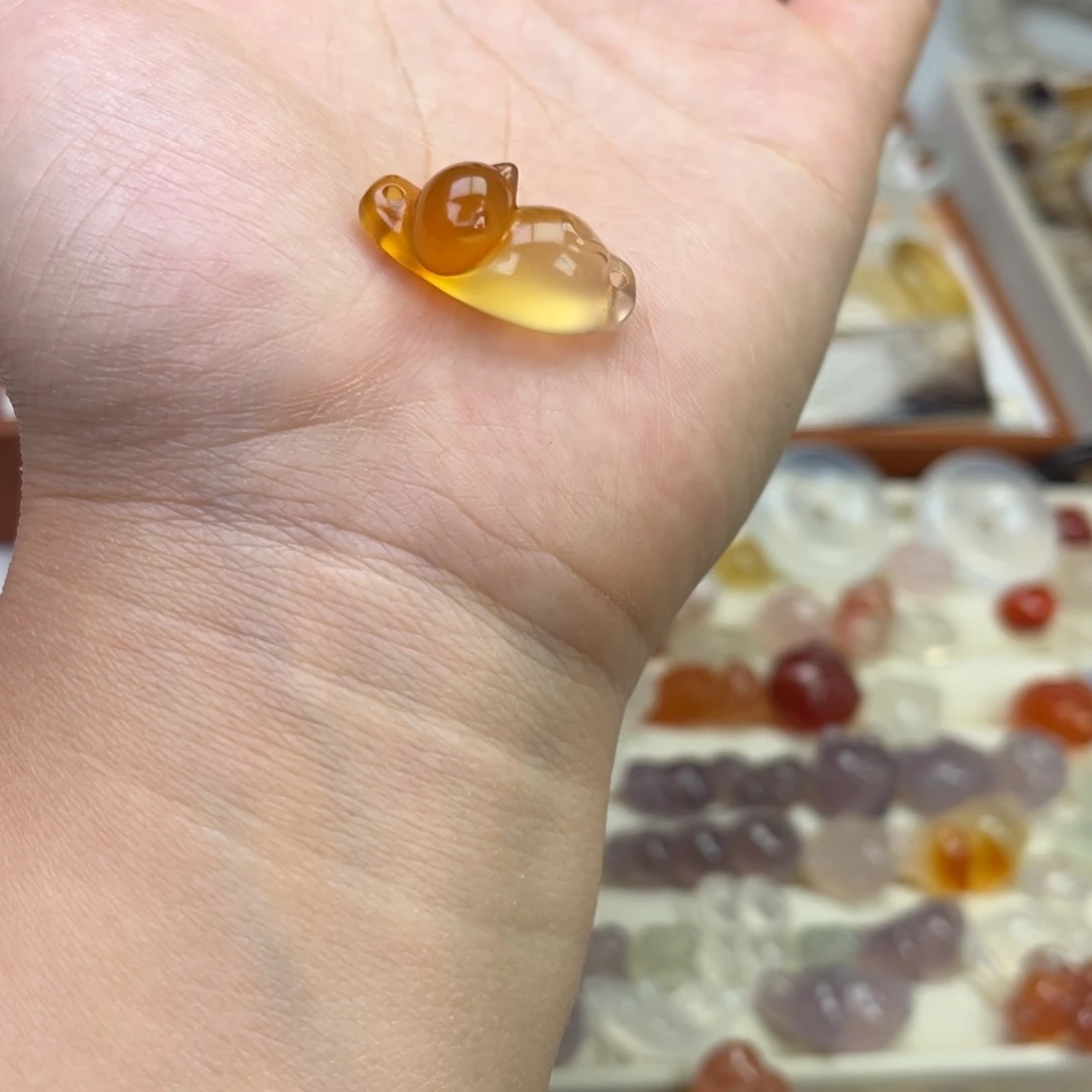 玛瑙/玉髓合金戒指趴趴猫
