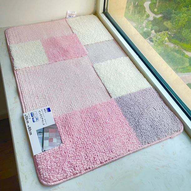 外贸原单全新50*80cm地垫通用防滑吸水加厚耐脏地垫