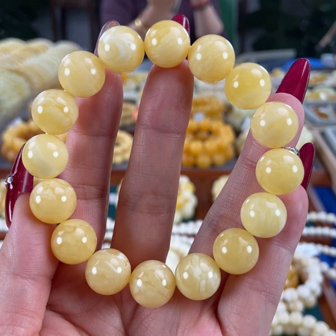 琥珀未镶嵌珠宝奇石13圆珠20.05