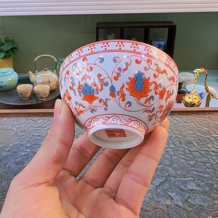 青花瓷器茶具茶叶罐旅行套装