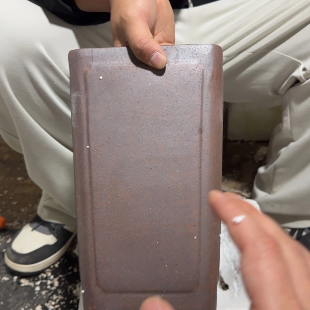 紫砂花盆瑕疵是我自己