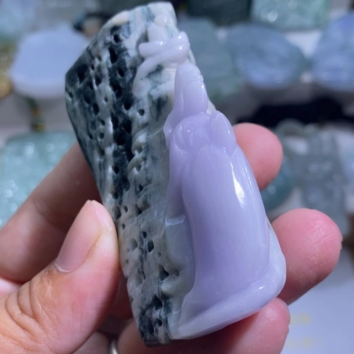 【闪购商品】颈饰未镶嵌翡翠观音