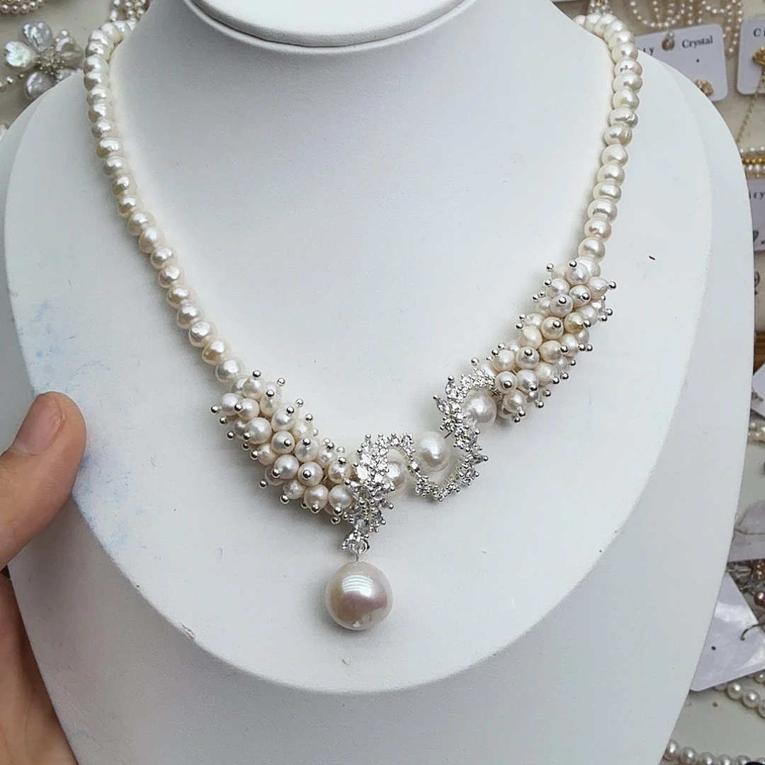 淡水珍珠未镶嵌颈饰