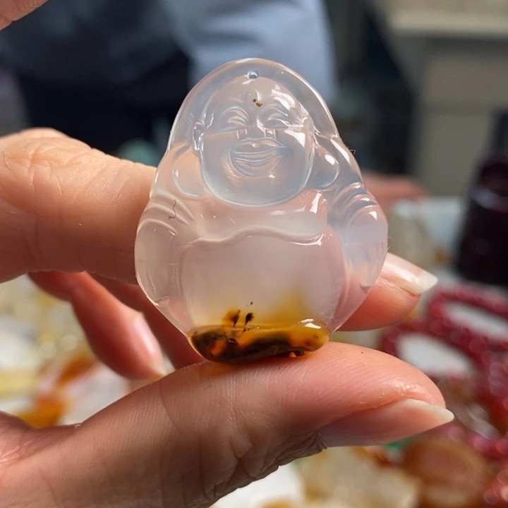 玛瑙/玉髓吊坠(不含链)未镶嵌