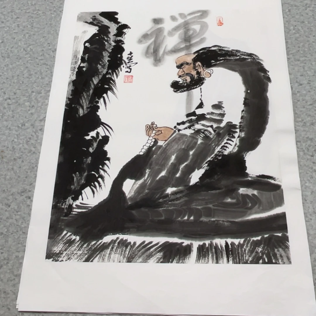 国画1.4平尺国画作品