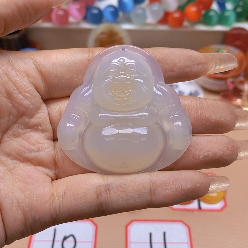 【闪购商品】玛瑙/玉髓颈饰未镶嵌福*财