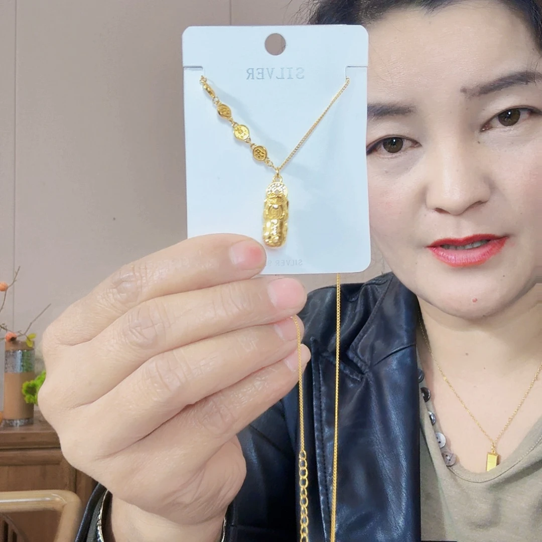 吊坠925银纯银百搭项链