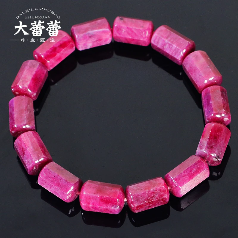 红宝八棱单圈手串-多样性发其一