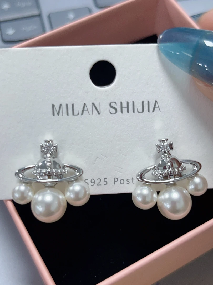 铜合金仿珍珠耳饰 铜合金耳饰 轻奢高级感珍珠耳钉