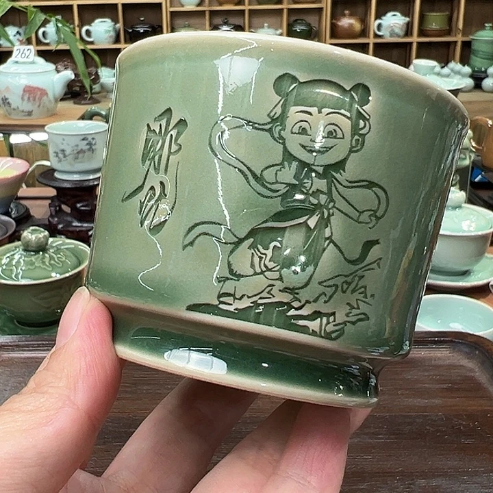 龙泉敬悦青瓷品茗杯