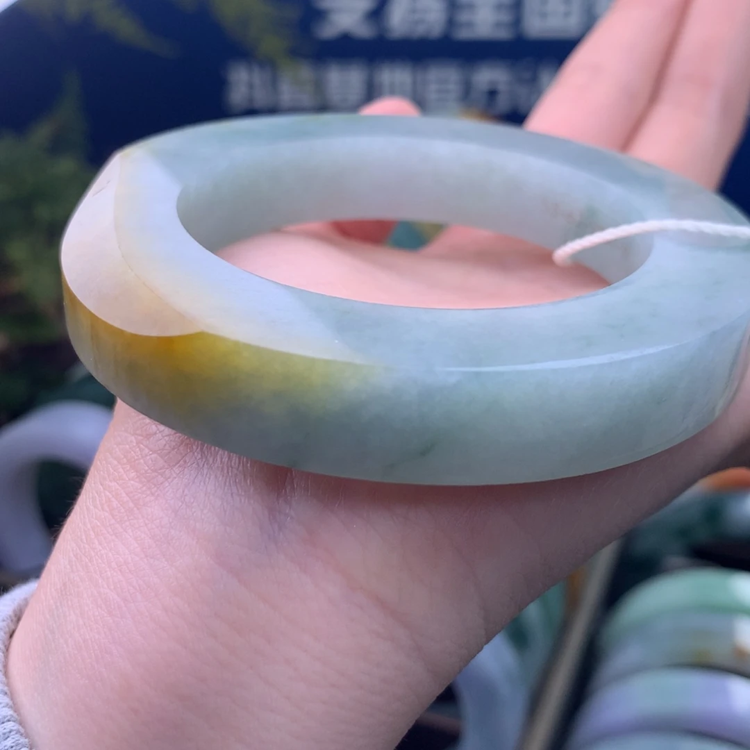 定制翡翠未镶嵌手镯定制不退不换