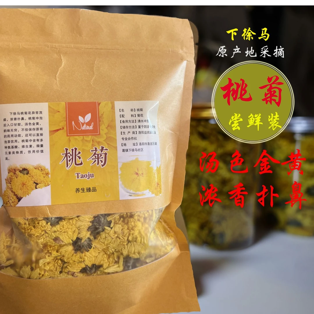 菊花桃菊下徐马原产地 山地菊花冬季润燥第一杯