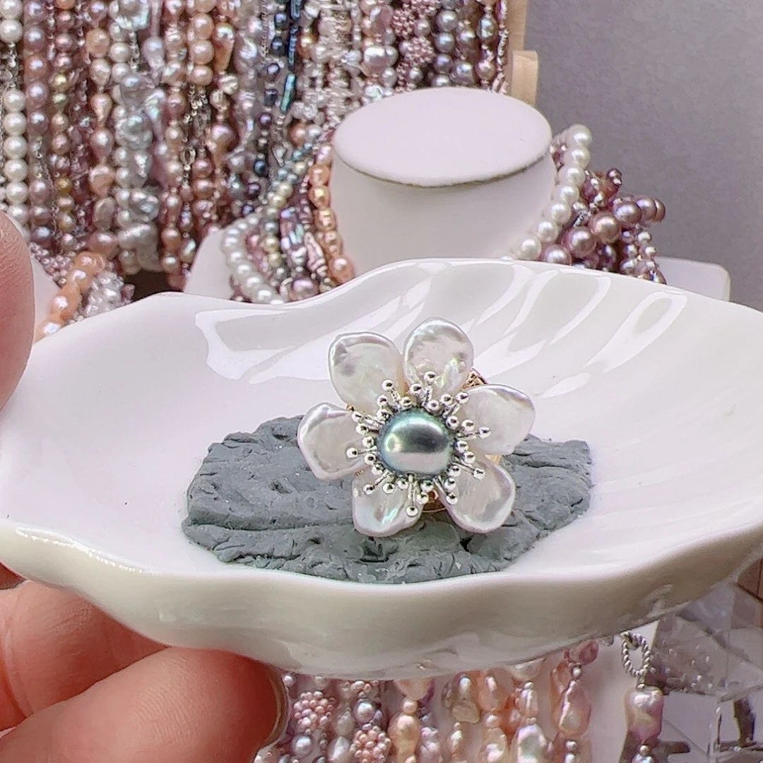 合金手绳淡水珍珠