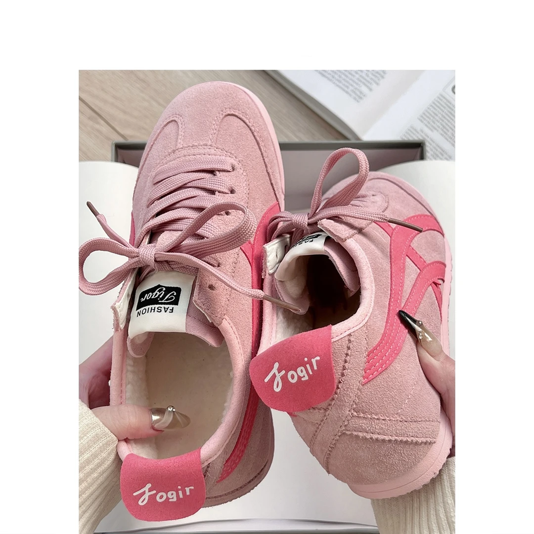 小众德训鞋女春季单里2025平底复古阿甘鞋女潮流休闲板鞋超火百搭