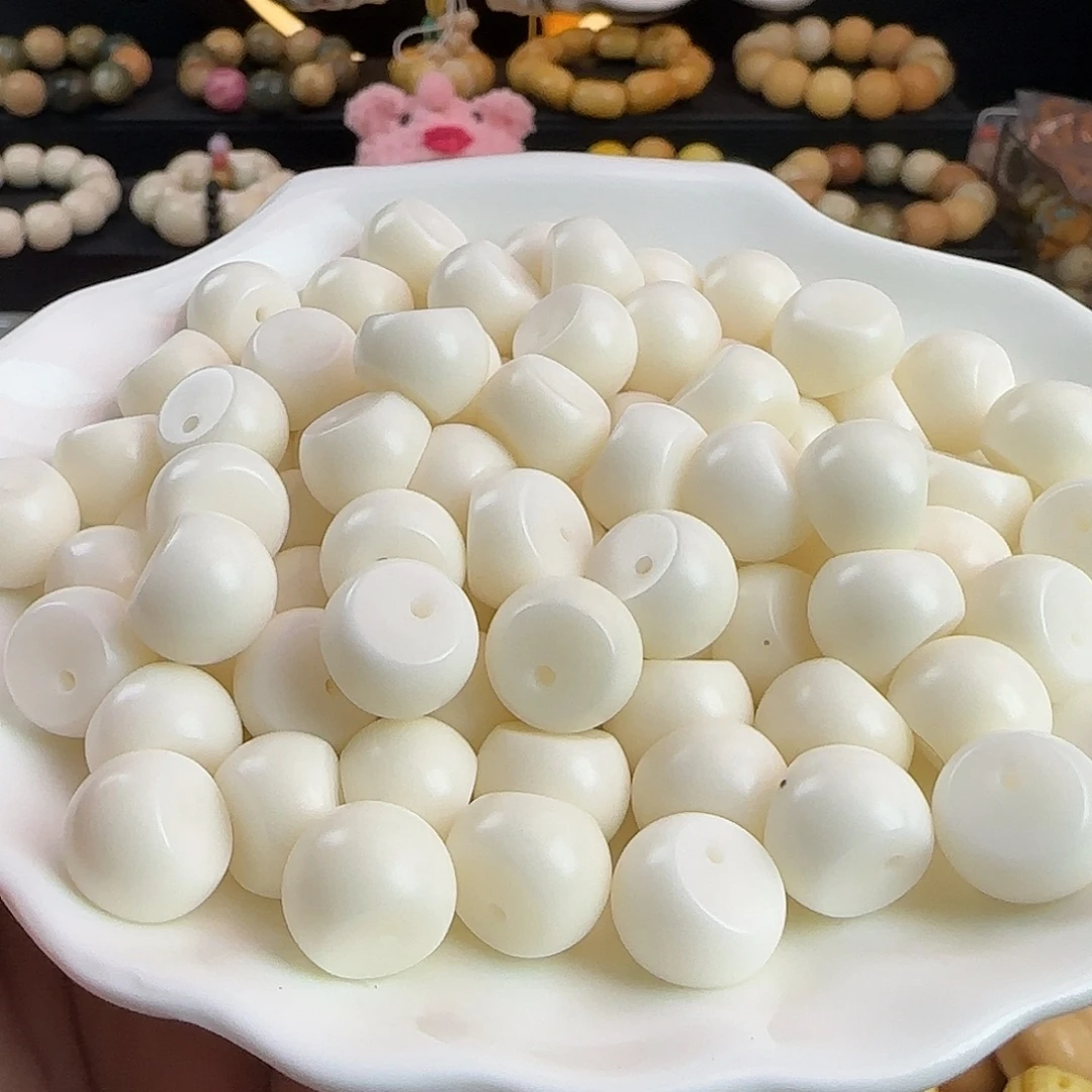 手串菩提根/象牙果卡14大白兔蒜瓣100颗批发