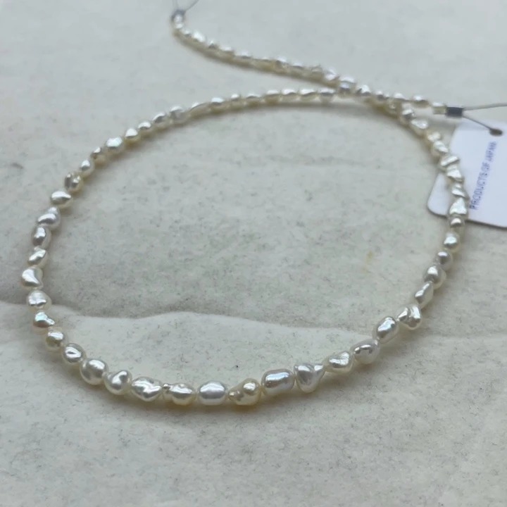 未镶嵌海水珍珠颈饰澳白keshi