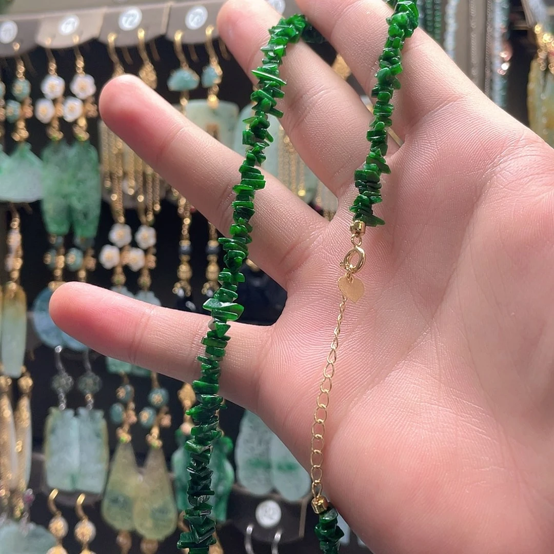 翡翠未镶嵌耳饰翡翠