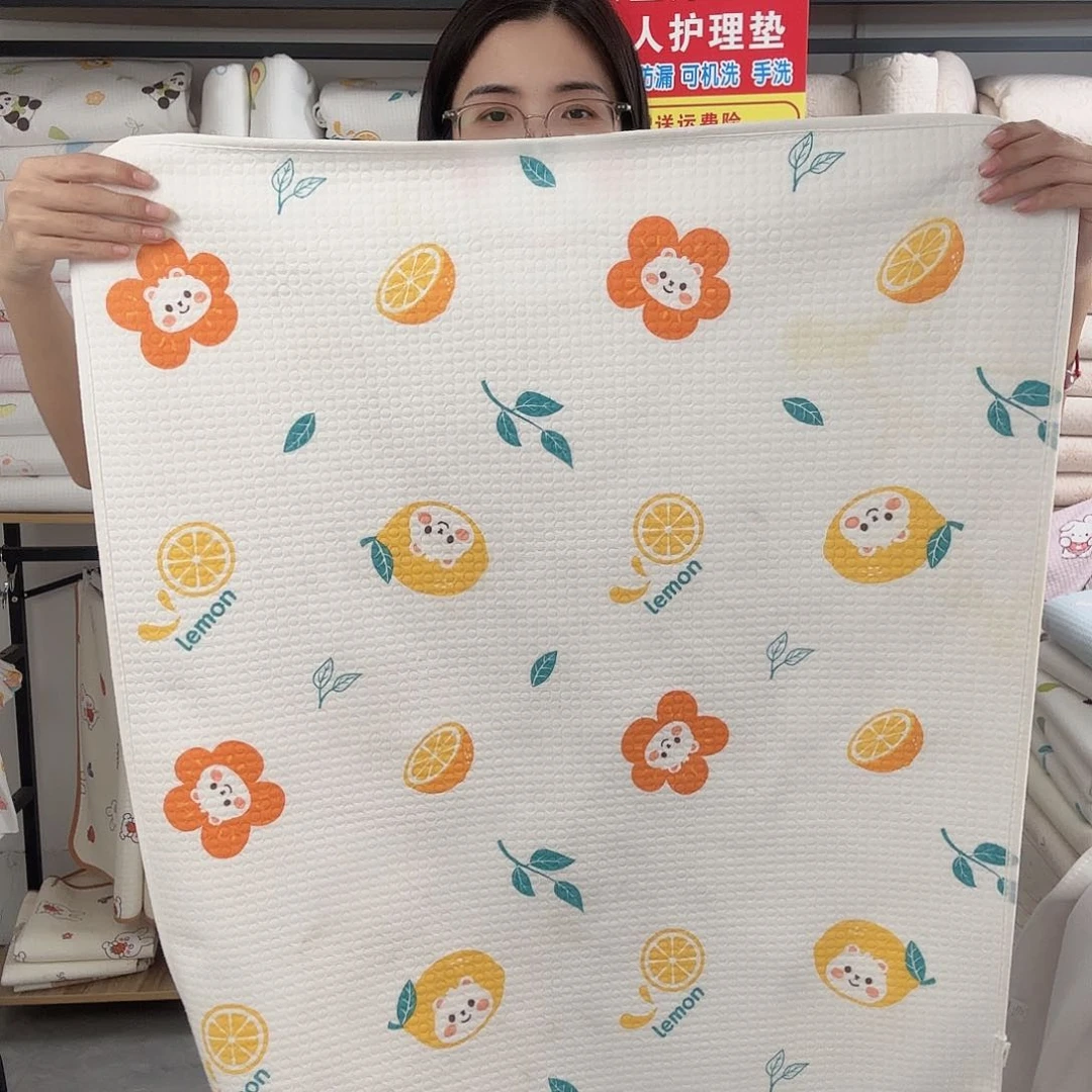 聚酯纤维橙子小熊80✖️120