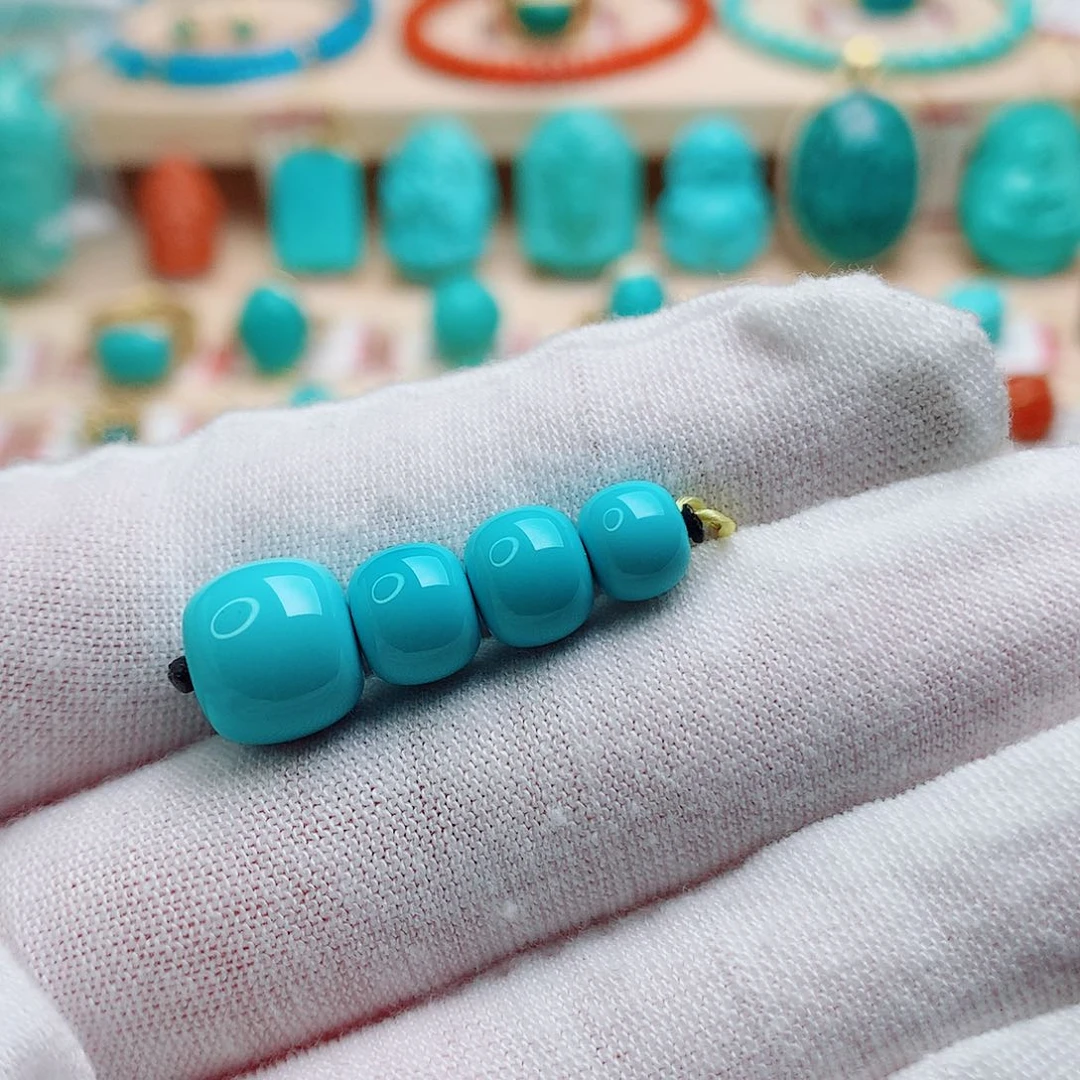 绿松石未镶嵌珠宝半成品