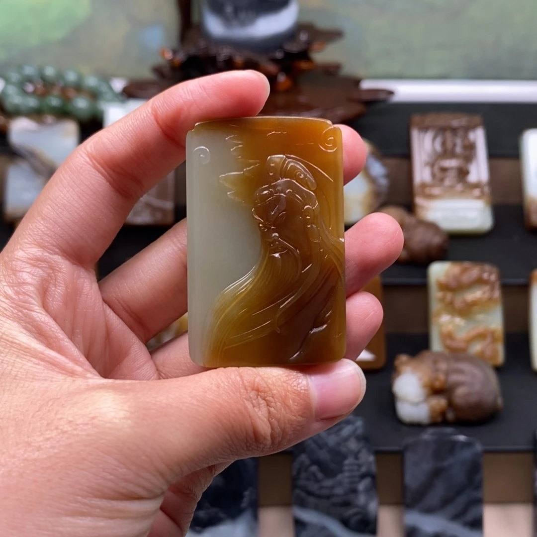 未镶嵌和田玉挂件