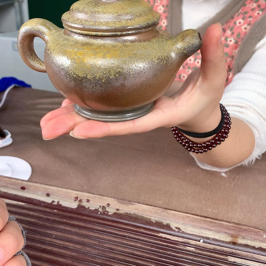 紫砂茶壶纯自然柴烧
