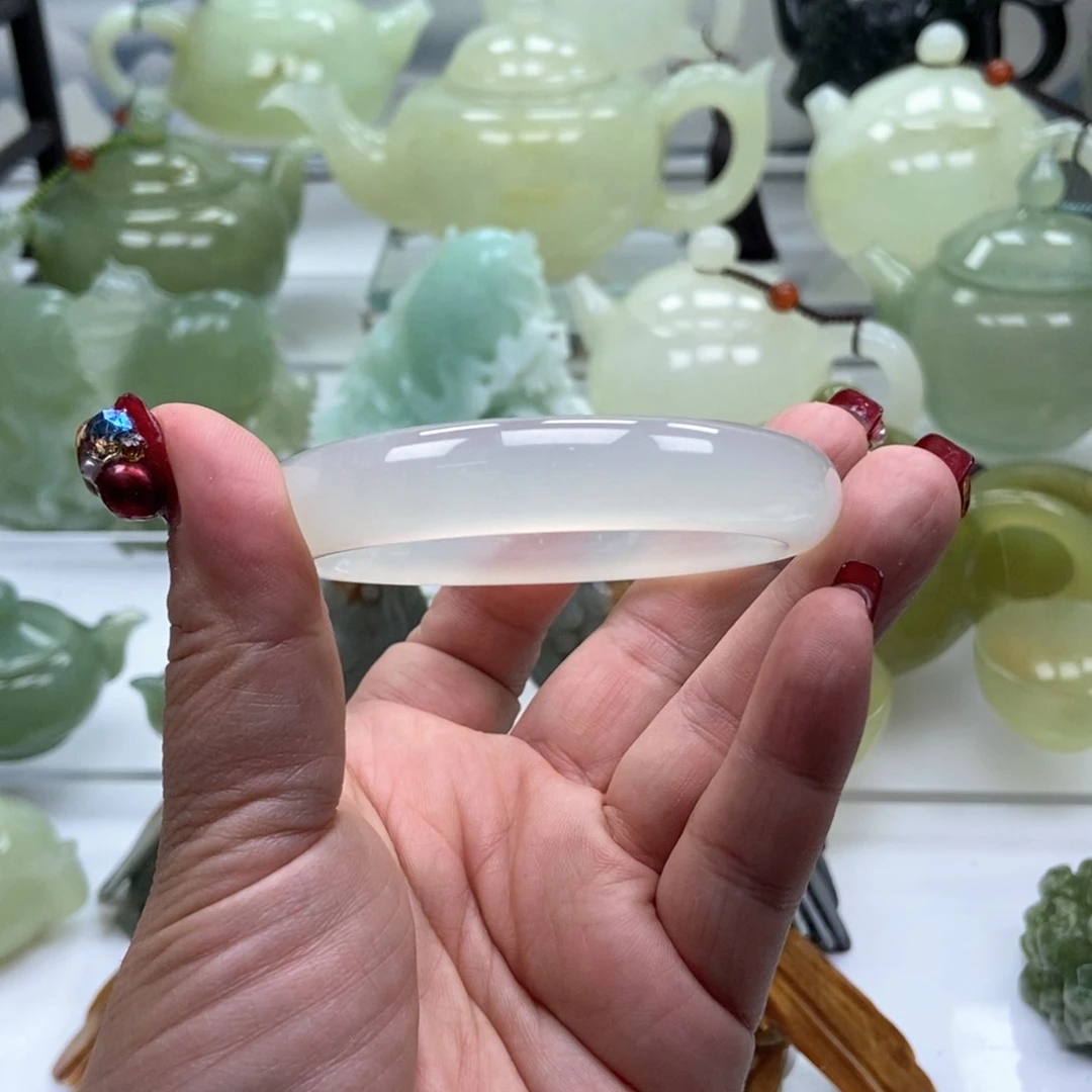 蛇纹石玉手链未镶嵌娜