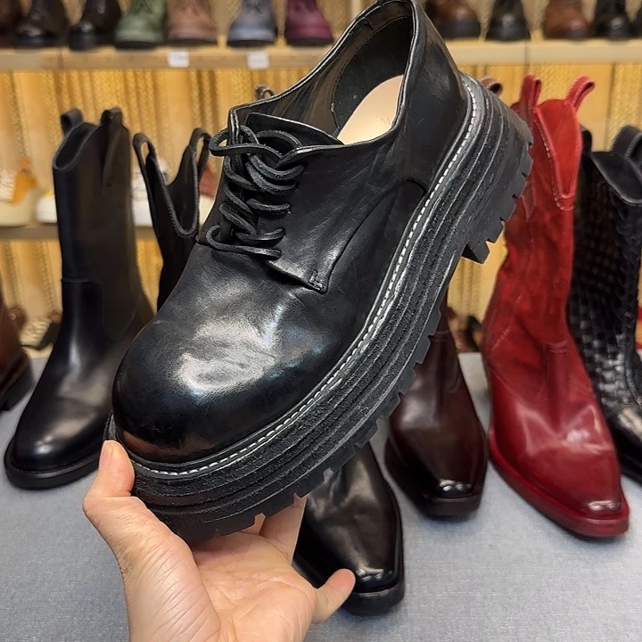 用***626号黑色德比鞋38码微重偏大