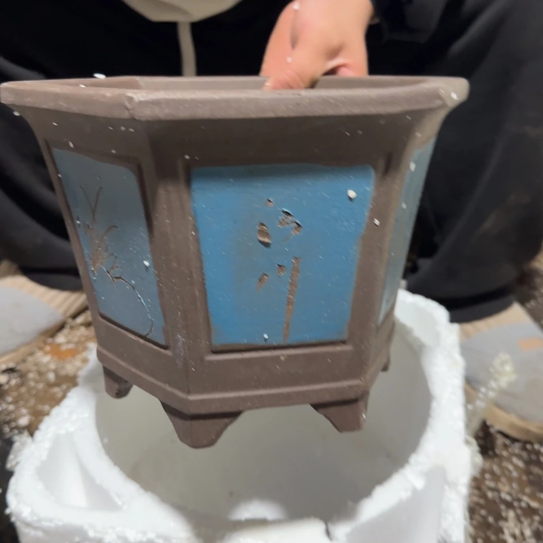 紫砂花盆瑕疵的问题