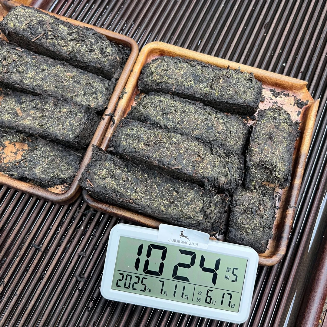 安化黑茶 茯砖 小鹿收茶 7月11