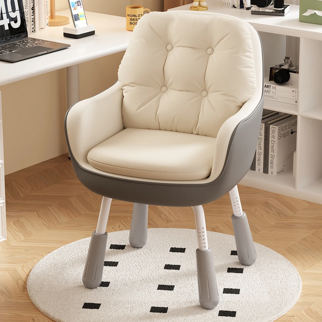 三梦/卧室椅子学习椅书桌椅电脑椅家用女生办公椅舒适靠背化妆椅