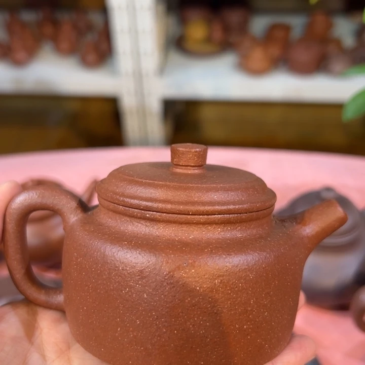 紫砂茶壶紫泥德中180cc