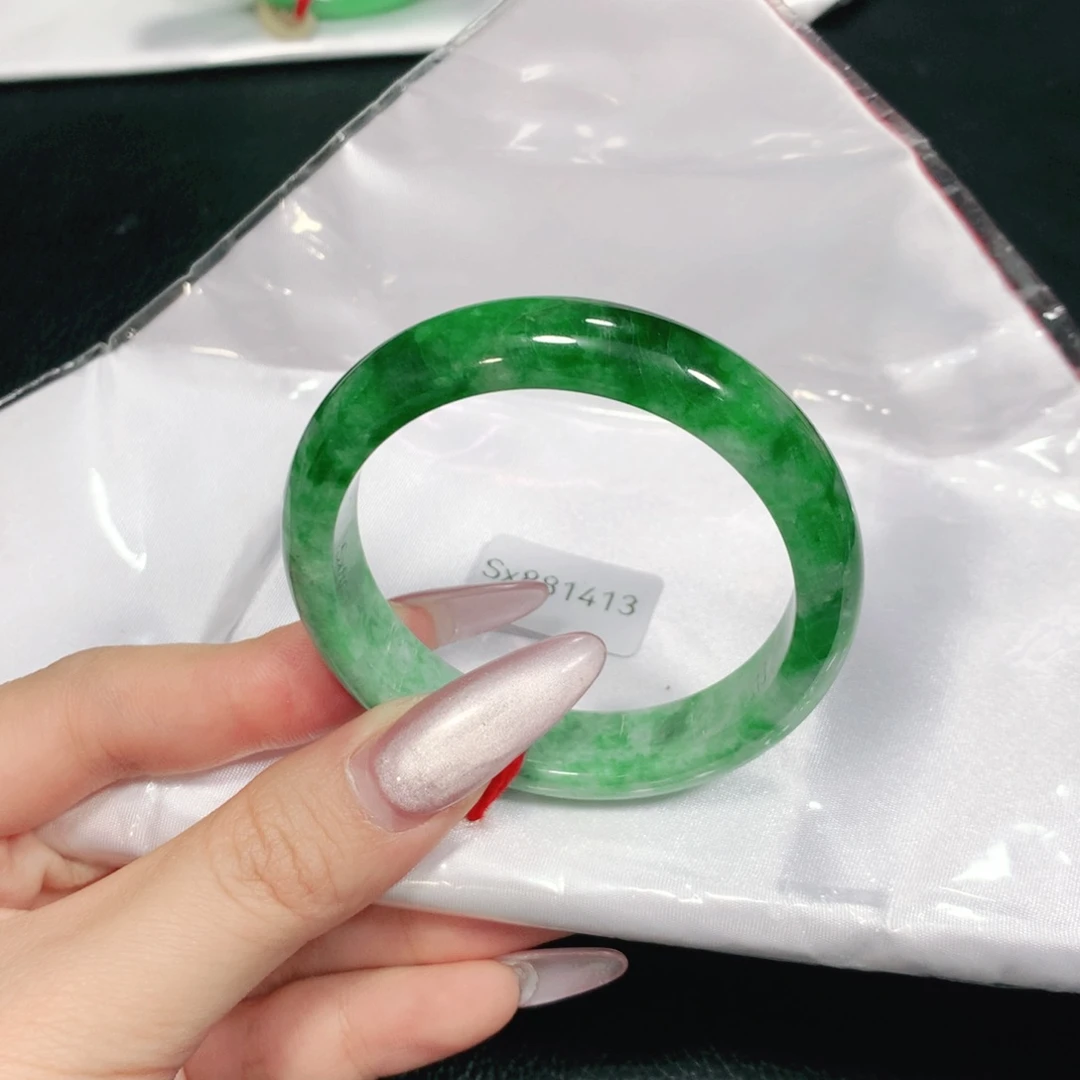 翡翠未镶嵌手镯Sx881413-04