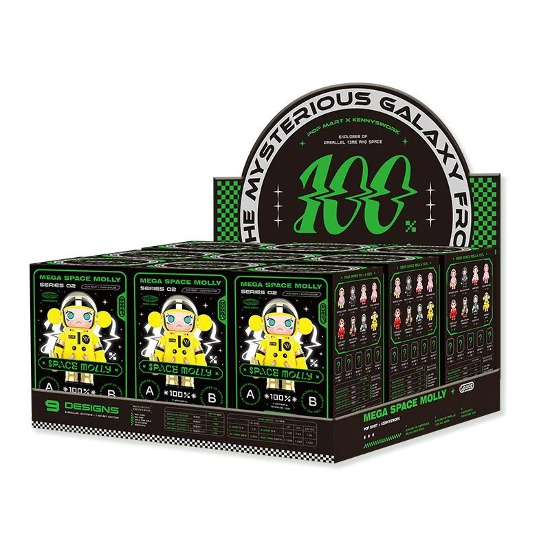【MEGA SPACE MOLLY 100%周年系列】2-A盲盒潮玩手办礼物