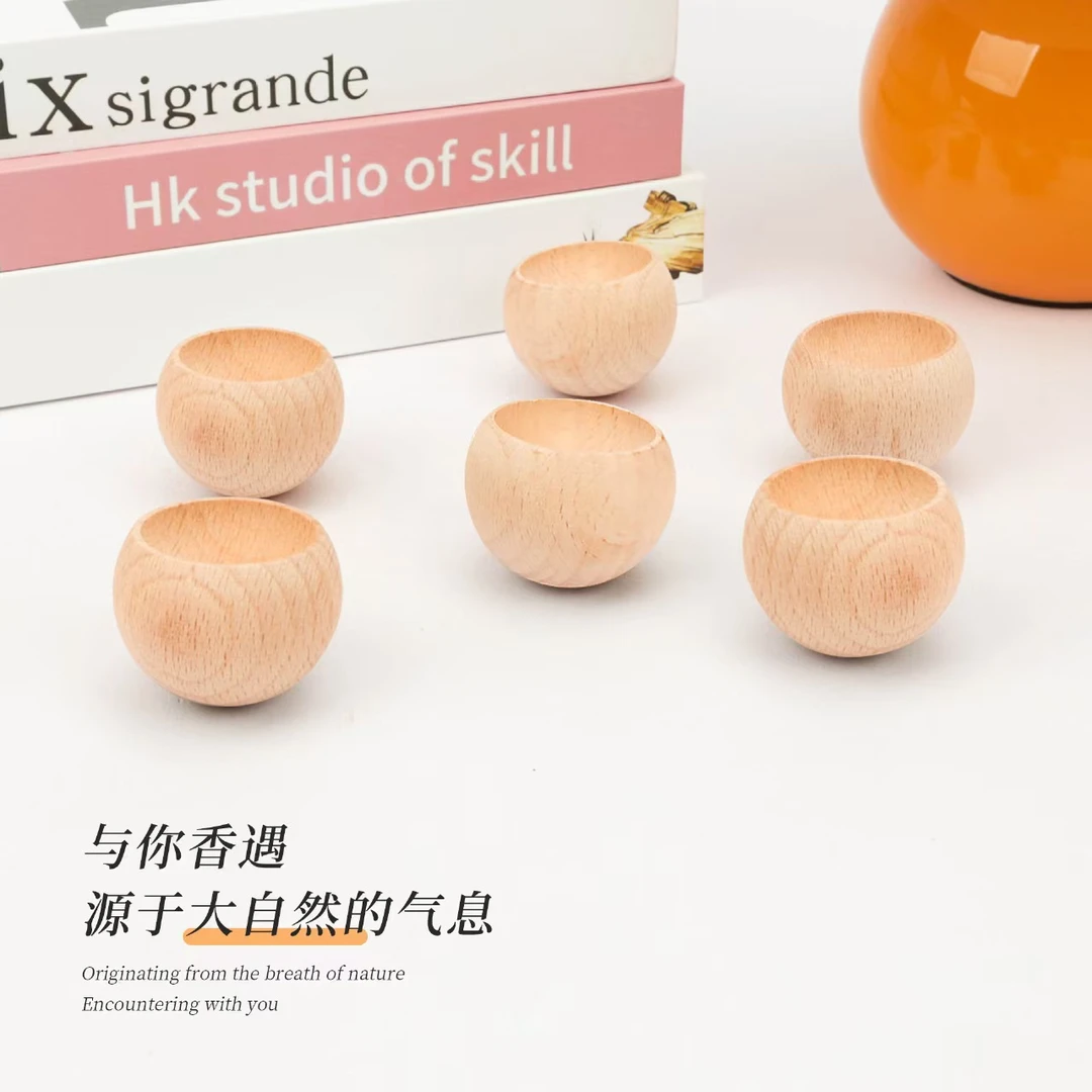 不倒翁扩香木办公室香薰挥发木持久卧室挥发花露水风油精实木摆件