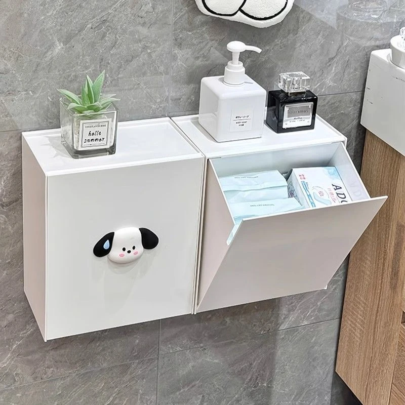 卫生巾收纳盒壁挂式家用卫生间厕所姨妈巾防水免打孔纸巾盒置物架