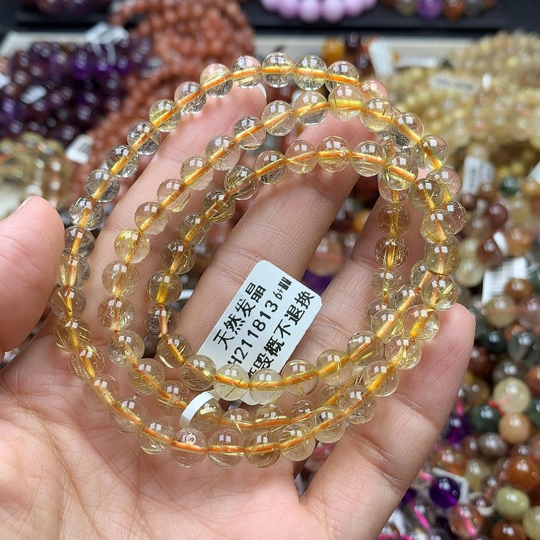 水晶未镶嵌手链，，，